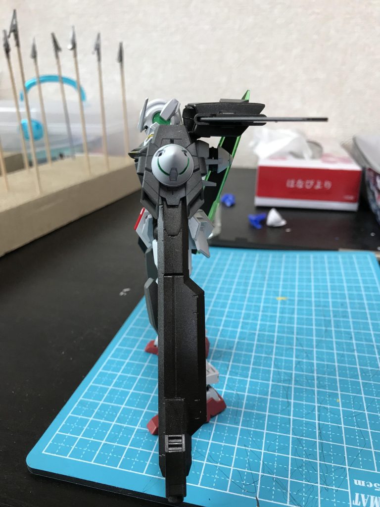 00ダイバーのツインドライブ部分に24thセンチュリーウエポンズのGNロングライフルを取り付けました。