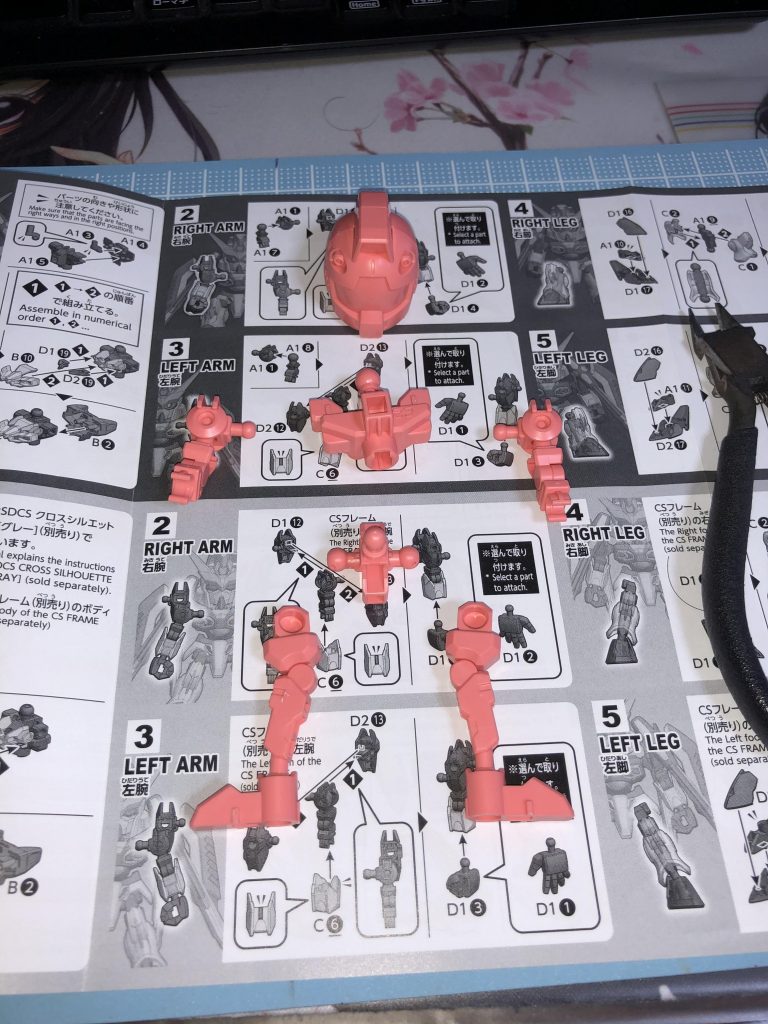 フレームにはレッドカラーを使ってます。