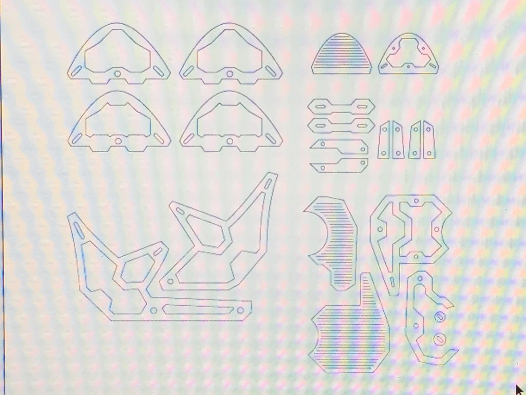 Illustratorで追加工作の図面を制作。