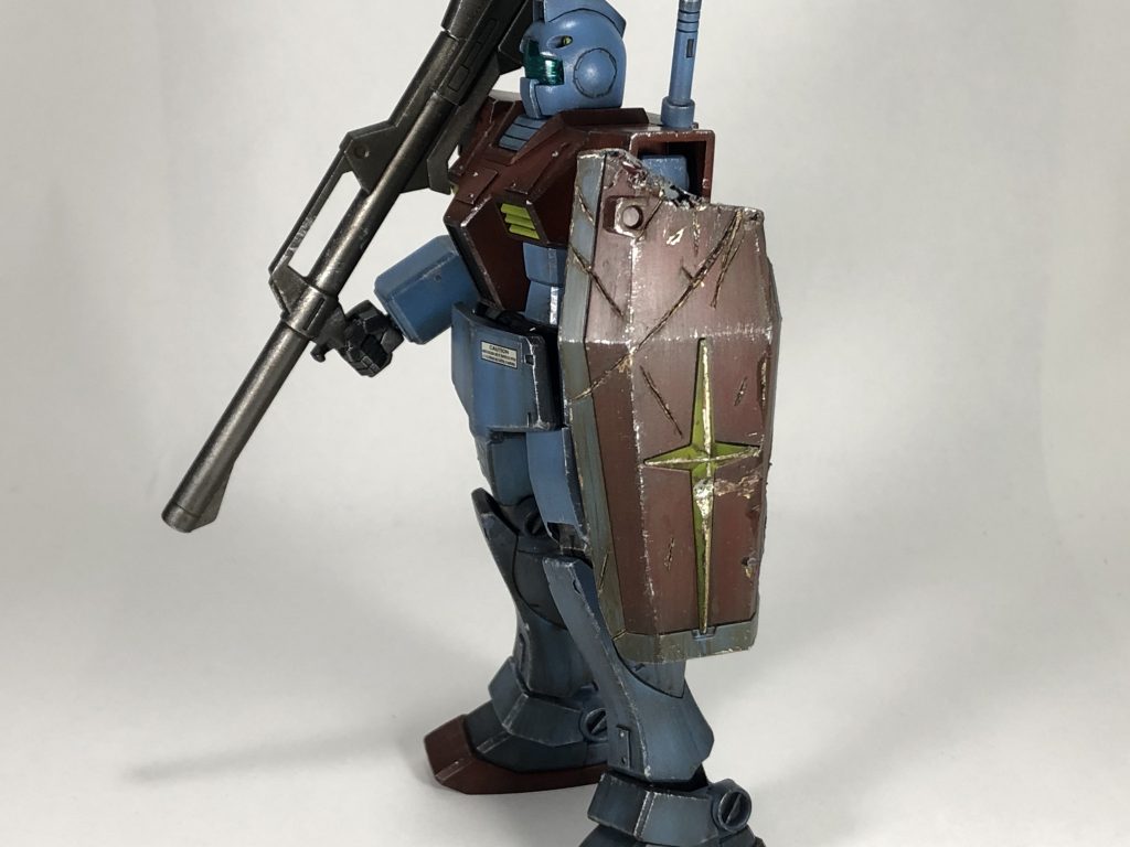 機体と比べてやりすぎってくらい汚しました