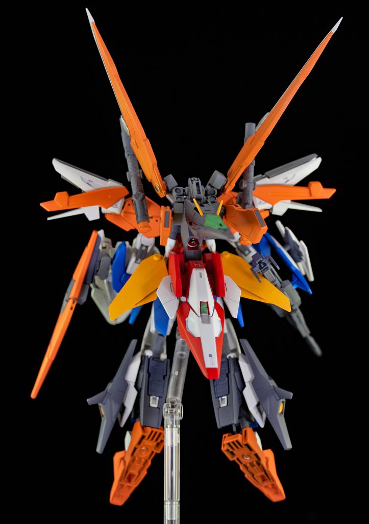 背中からも何かに見えるように色々ミキシングしています。