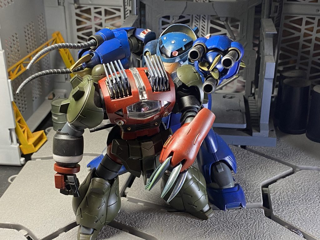 フォーメーションな感じでツーショット