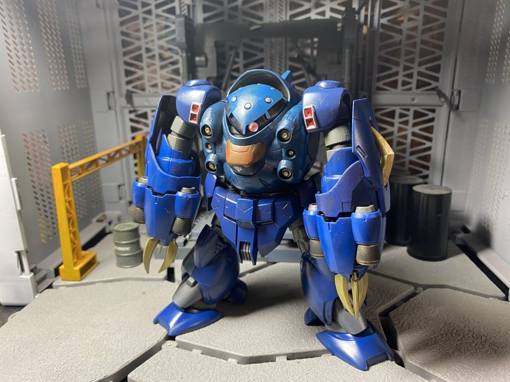 ズゴックEとグシオンのミキシングに更にアメイジングズゴックの腕を追加