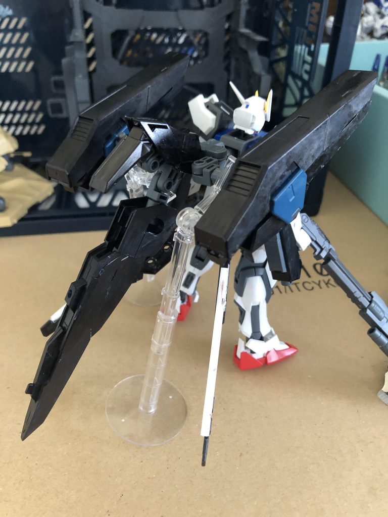 背中はこんな感じ