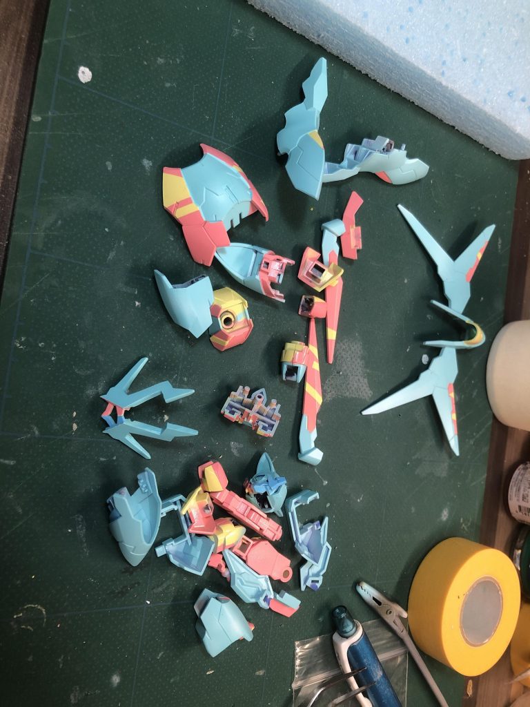 制作中凄いパステルでしたw