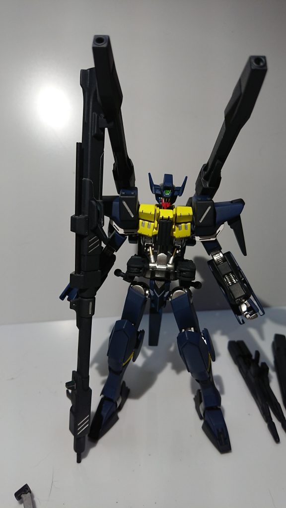 350ミリガンランチャー
ギャラクシーカノンも開口して
メタルパーツ使いました