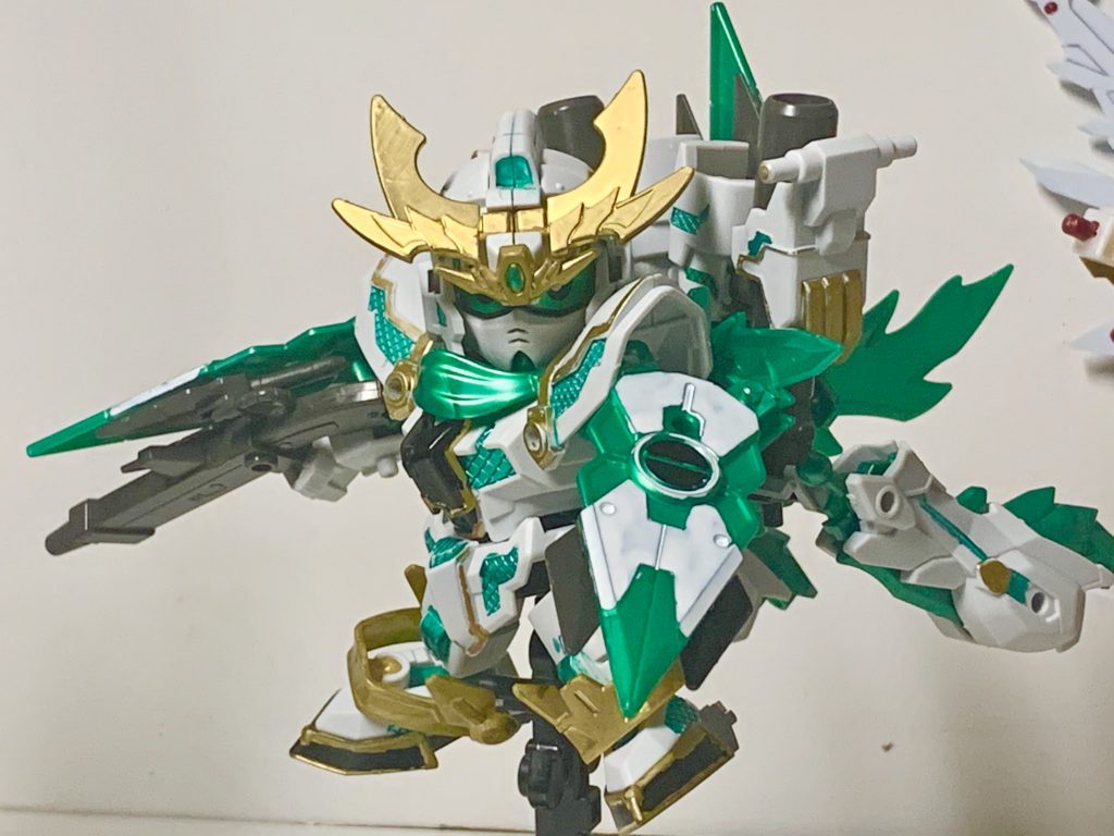 忍ぶどころか暴れるぜ!強化フォームの神気結晶
フルアーマーユニコーンガンダムがモチーフだからニンジャなのにゴツゴツしててやる気満々