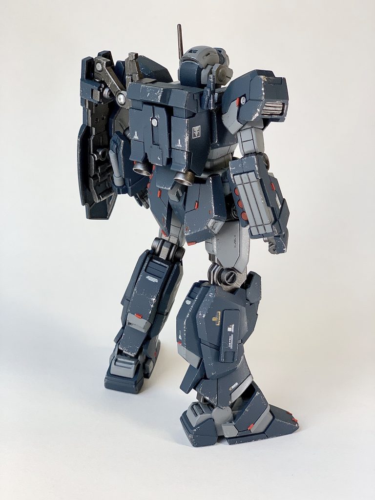 HGUCジェスタ　水性ホビーカラーで筆塗り塗装–3枚目/制作者：@praZo001