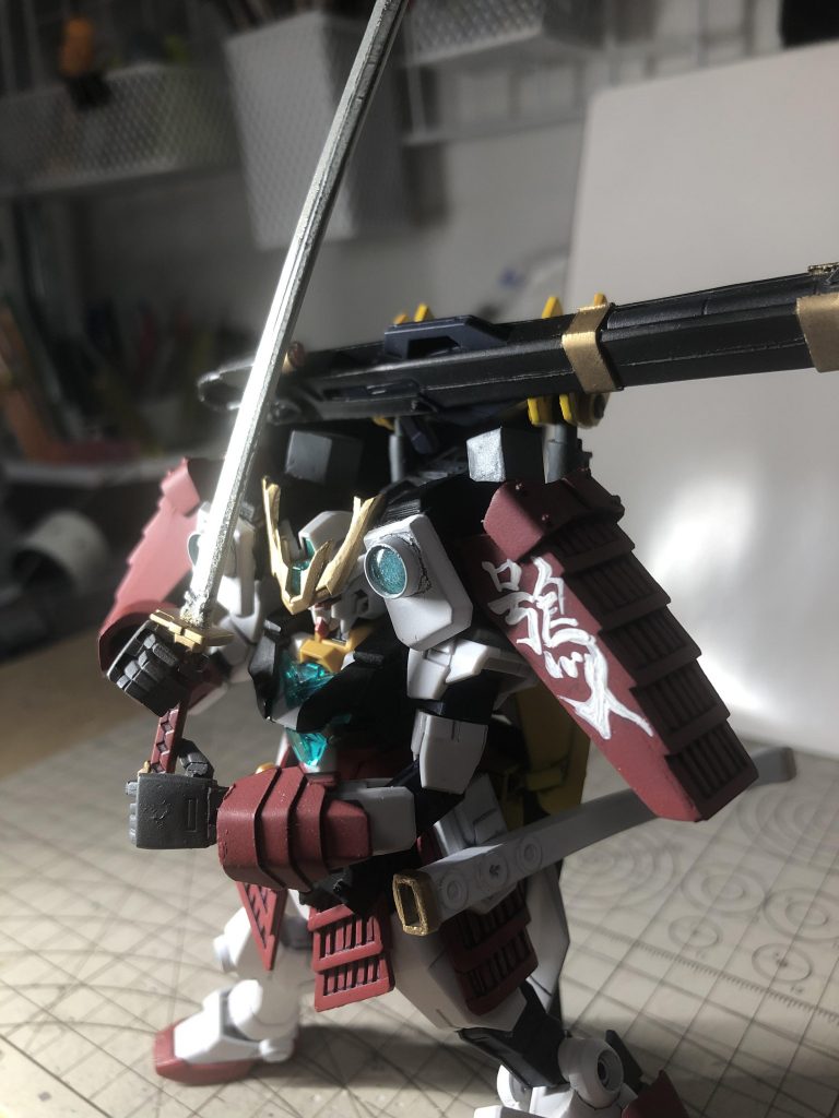 武装1.アストレイの刀はそのままですが鞘は別途作りました。