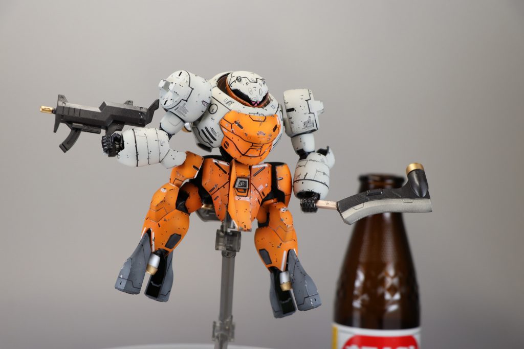 部品数が少ないものの、ガンプラとしては高レベルですよね