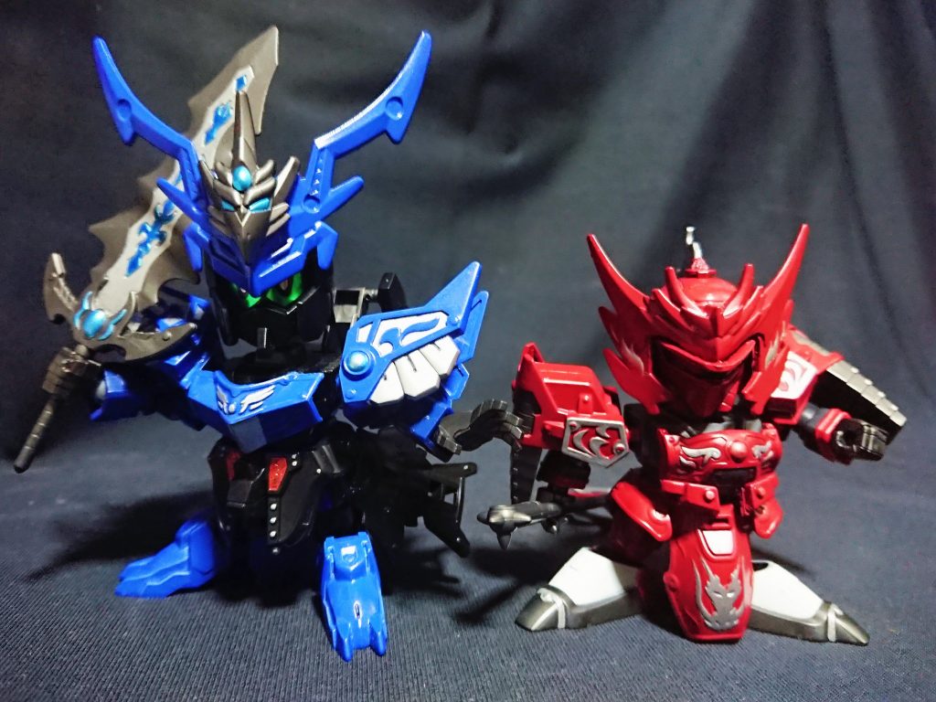 機駕五将と肩を並べる于禁・楽進は張遼・張郃・徐晃と共に衛将騎団と呼ばれています。
見た目も機駕の将らしくまとまったかと思います。