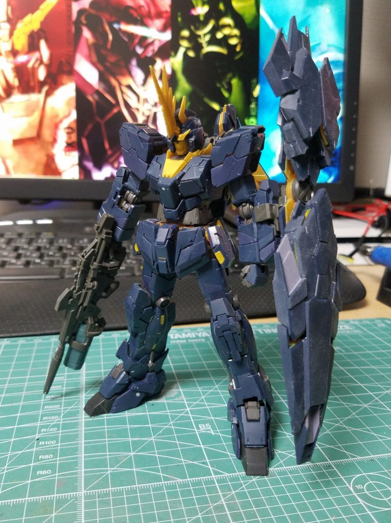 表面処理して仮組み（通常形態）