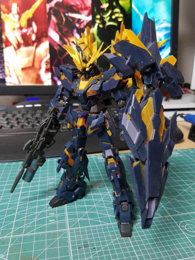 表面処理して仮組み（NTDモード）