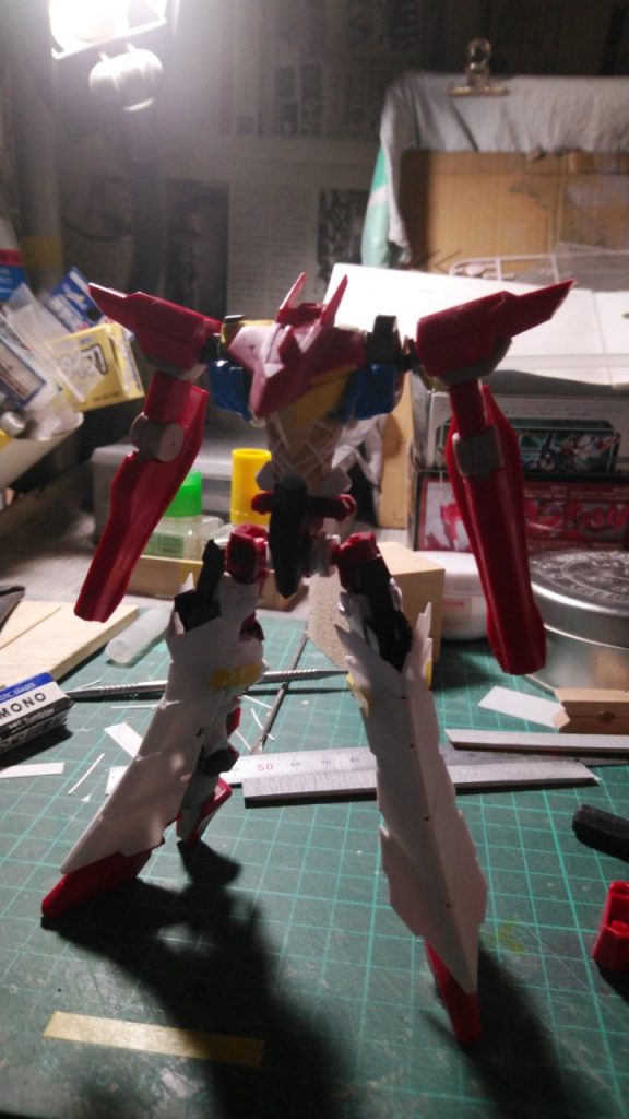 まずは、キットを組んでバランス調整をしました
この時点で、芯にしかならないことが判明