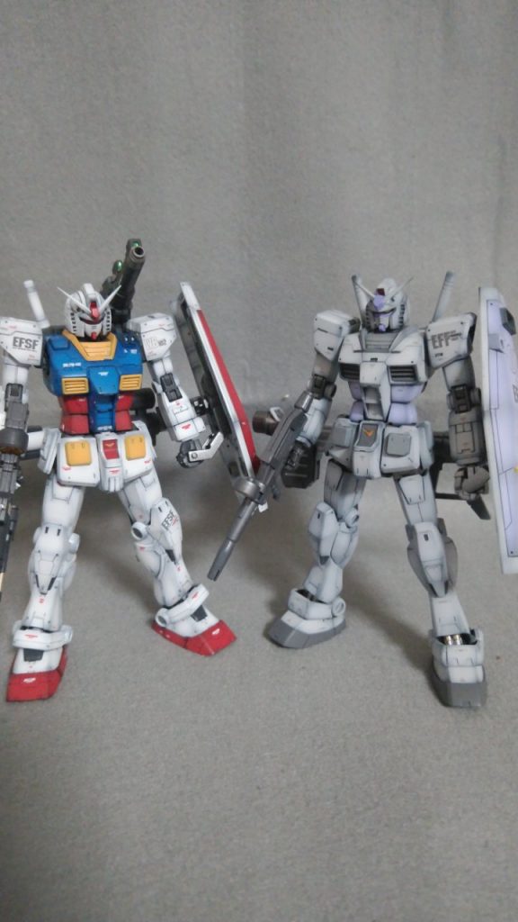 以前のオリジン版とのそろい踏み
ある程度、ディテールの統一感が分かるとおもいます