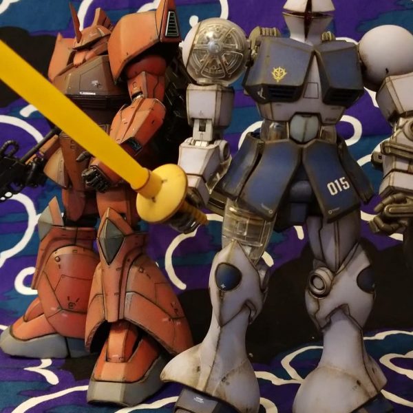 MGギャン MGシャア専用ゲルググ｜むーままのガンプラさんのガンプラ作品｜GUNSTA（ガンスタ）