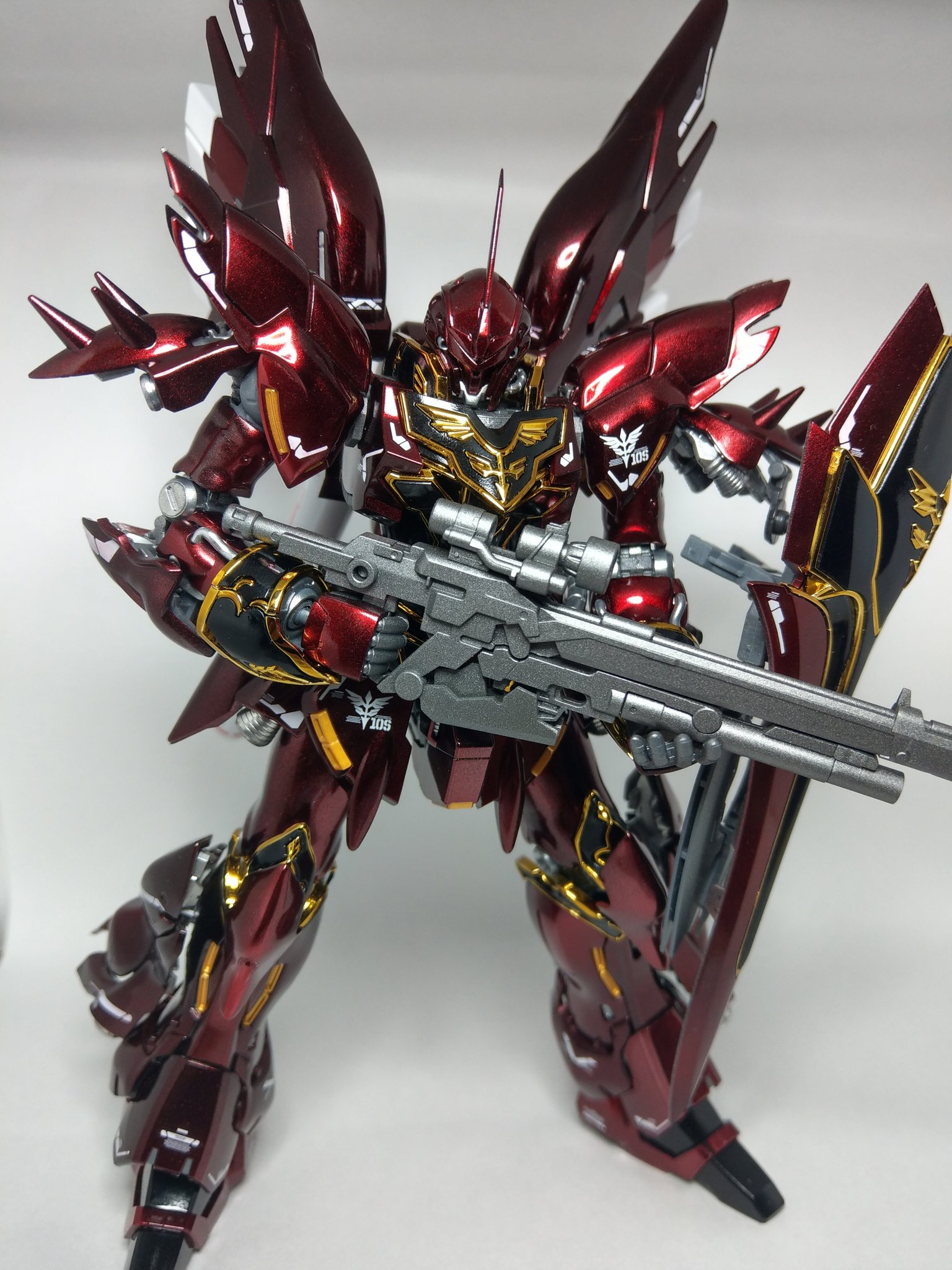 RG 機動戦士ガンダムUC シナンジュ 1/144 塗装済み完成品 キャンディ