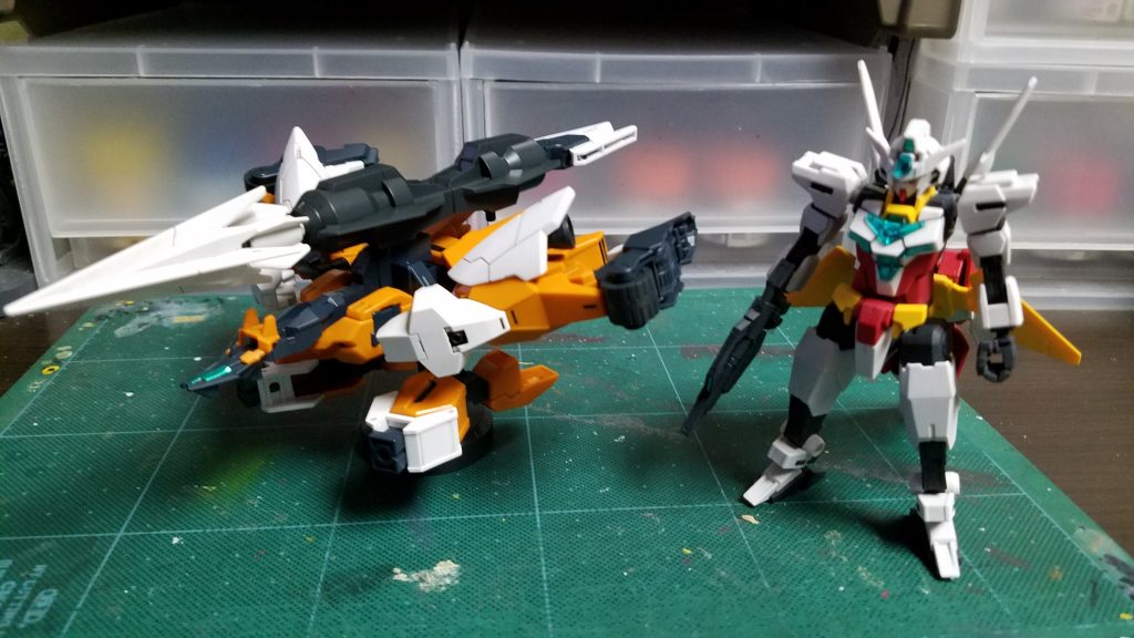 コアガンダムⅡとサターンユニット