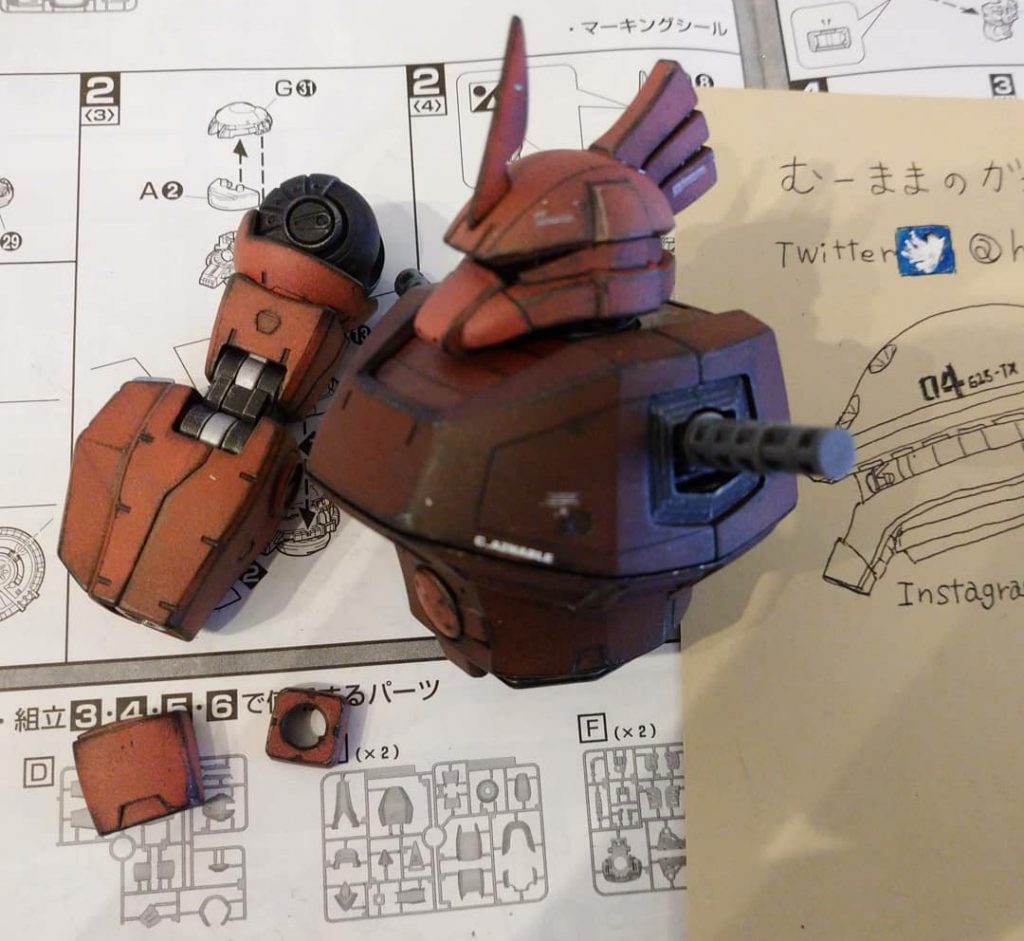 ゲルググの横顔は、本当に美しい