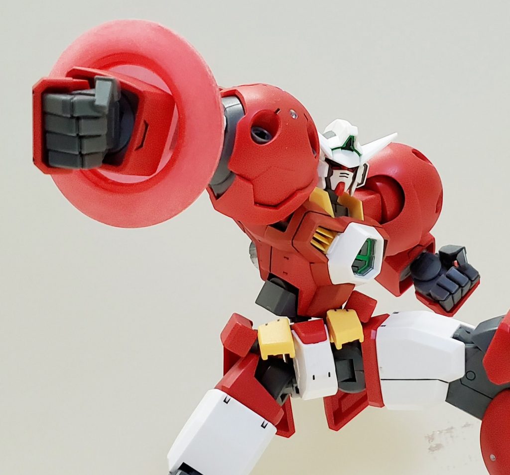 ビームのエフェクトパーツは、ヤスリをかけて発光している風にしました。