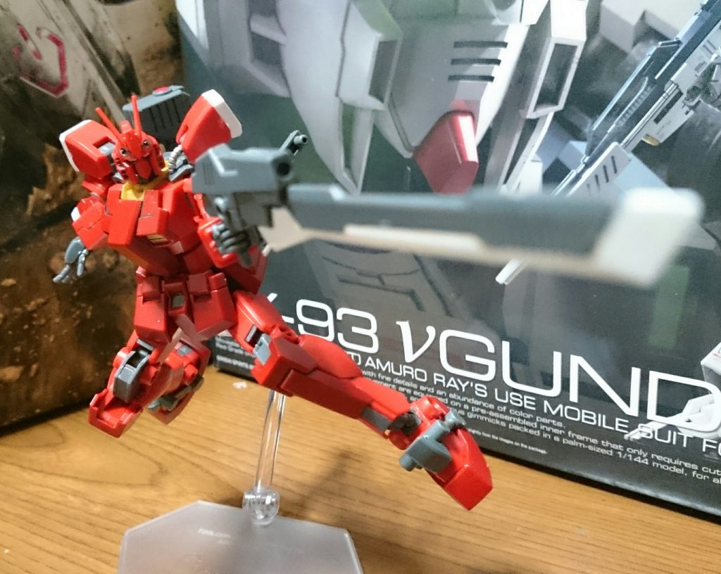 ガンブレイドはロングにしてると次元ビルドナックルズの関節がぐらぐらと…