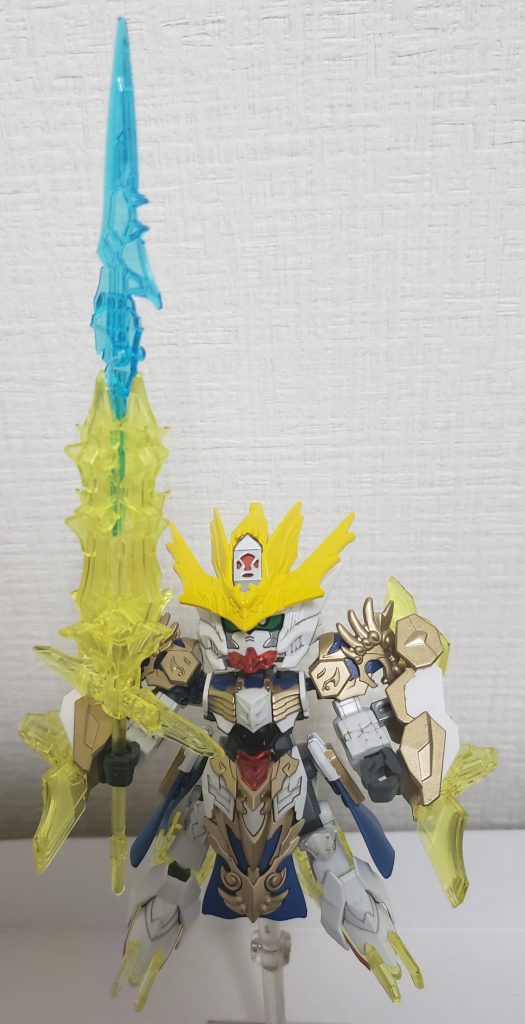 趙雲ダブルオーガンダムの閃光を取り付けられます。