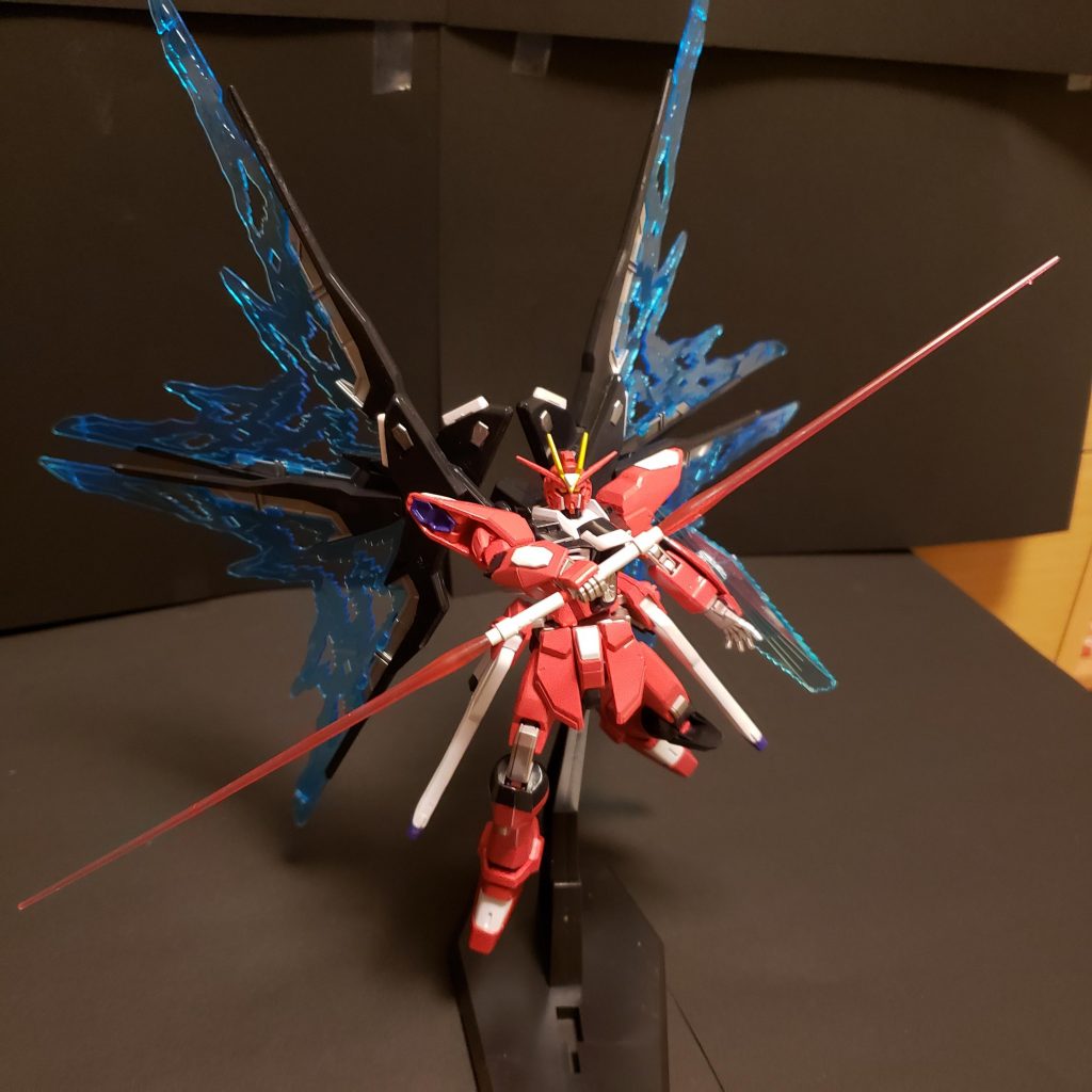 光の翼でのポーズ