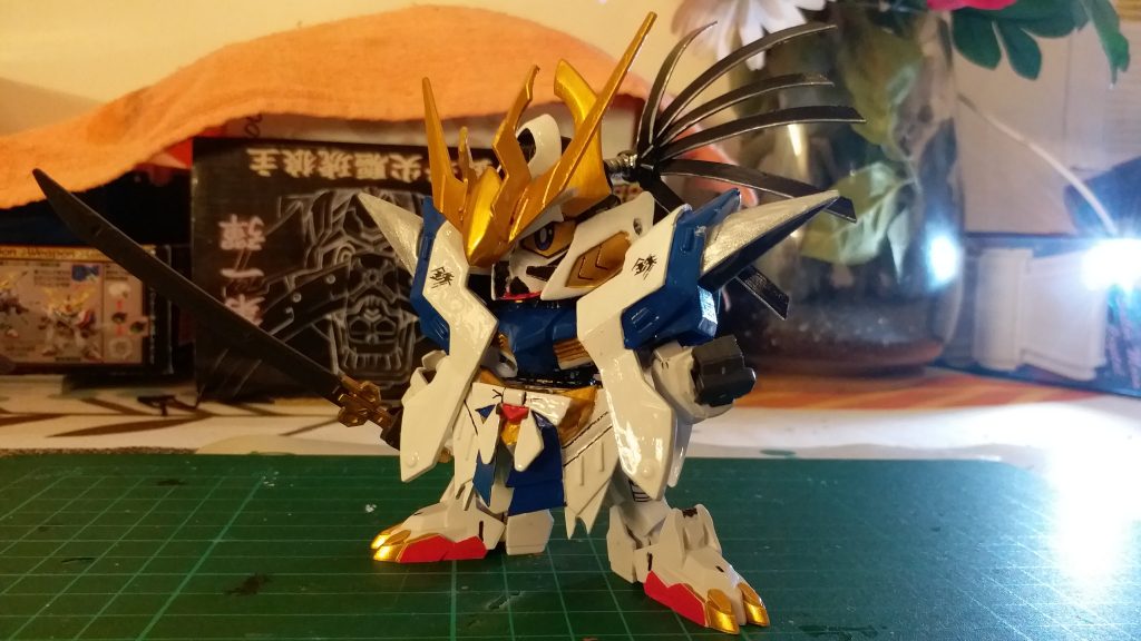 劍聖裝，武者裝， 劍豪裝，加輕裝，頑駄無化流刃途守(バルバトス-巴巴托斯)，全裝完成上色，在LED燈下油油功夫要勞力一點…–5枚目/制作者：Kaichi Wong