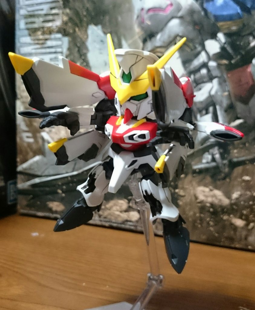 フルバーストっス！ 
SDだからパーツのひとつひとつが大きいからか9割方色分け出来てるっス！