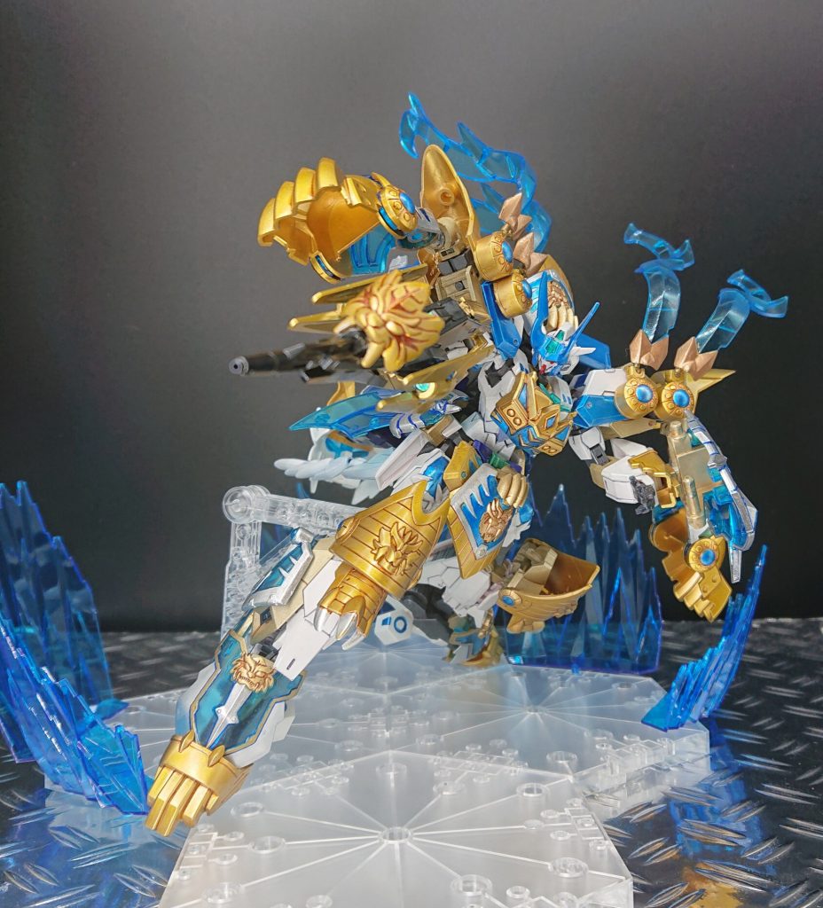 【武器4】
射撃武器も急きょ作りました。
ユーラヴェンのライフルに虎を付けただけで、それっぽく見えます。