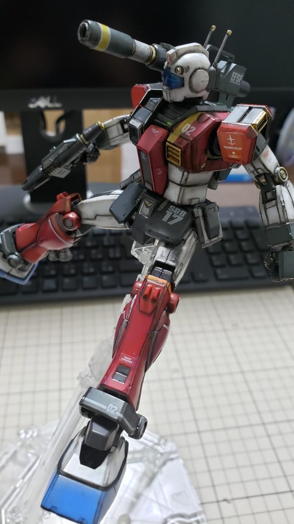 戦闘ポーズイメージ。