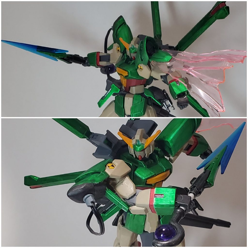 ビーム・ブレイド
近接戦闘用の装備。
帯刀時にエネルギーを溜め込み、抜刀時に先端のユニットからビームの刃を発生させる。
ビームサーベルよりも高出力である。
ビームマント
ビーム状のマント。
防御に使用できる。