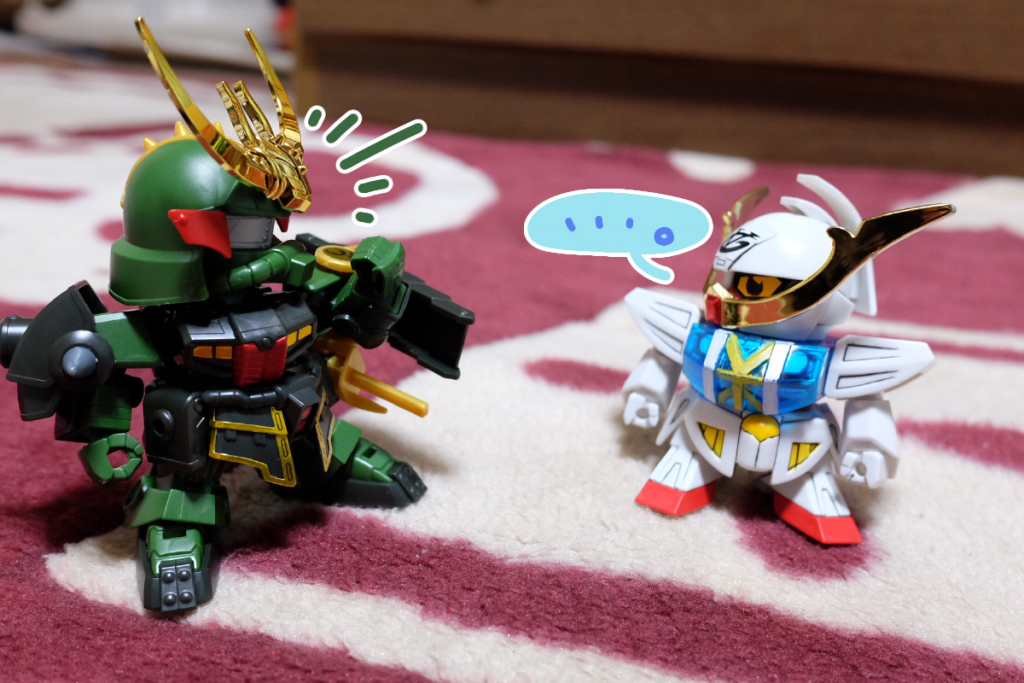 殺駆:騎士のイタズラが落ち着いたんだよ。妙に落ち着いていてな…嵐の前の静けさみたいな感じがする
武者∀:……