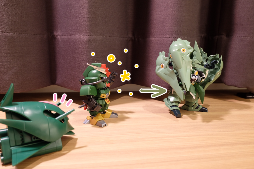 クシャ:いってきまーす
コマンド:気をつけてな!
あの子:……?