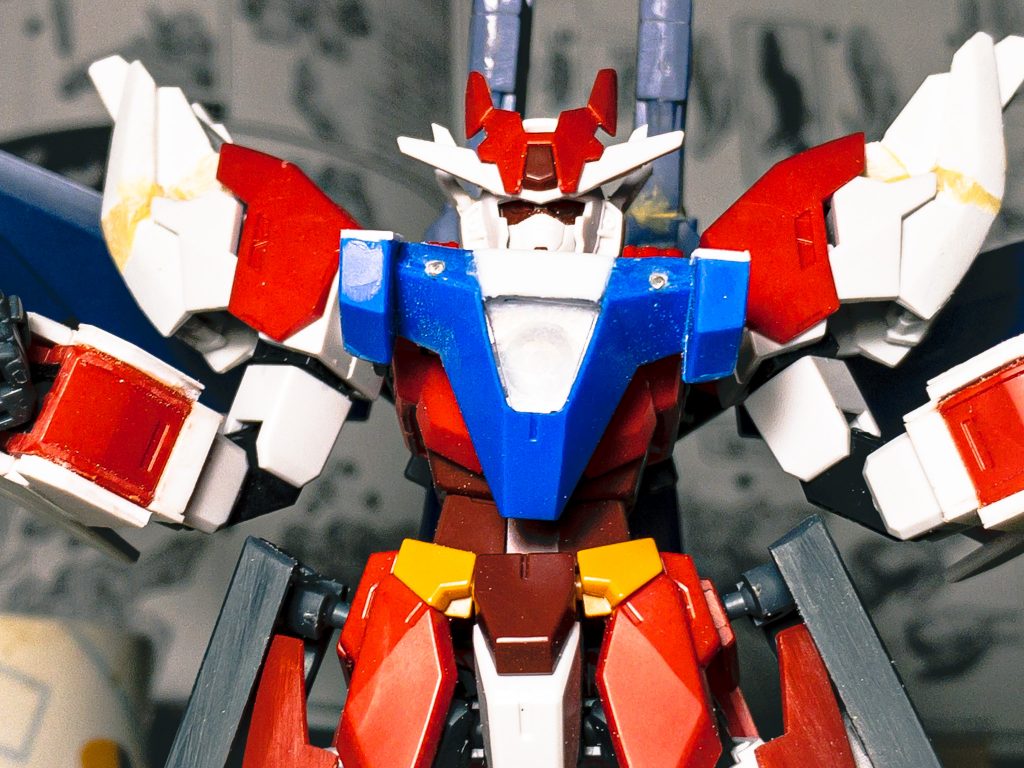 見えにくいですが、胸部パーツにも
エンブレム(エゥーゴマーキング)を施しました。