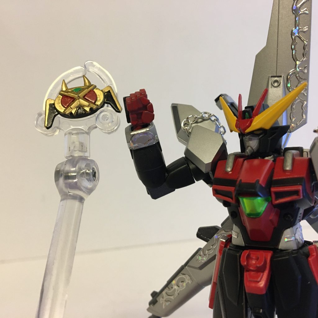 ここからキバの必殺技です✨
キバットの脱着もでき、上手く飛ばしているようにしています。