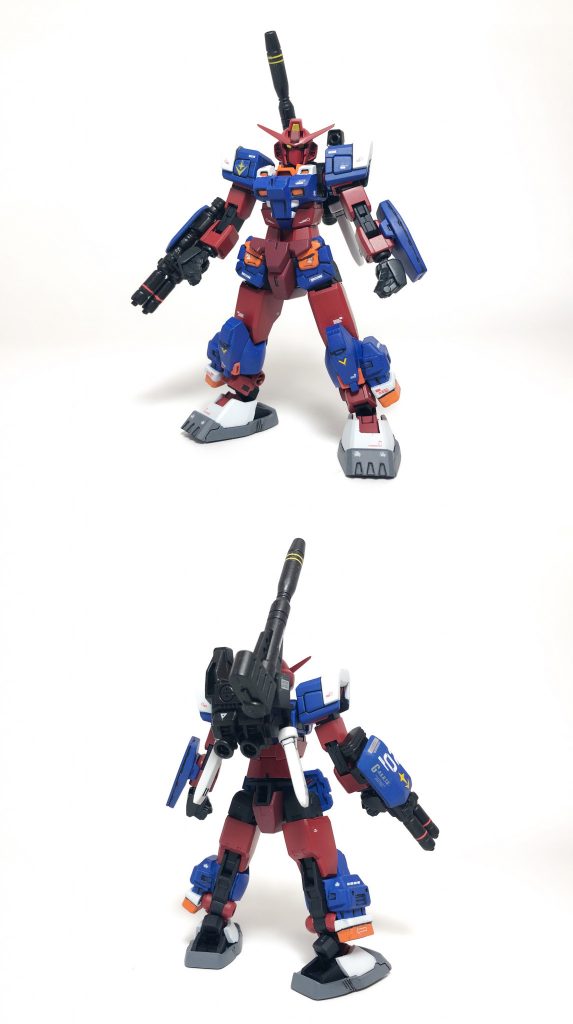 *コアガンダムP2*

元々コアガンダムはコアドッキングする事を前提とされているので武装・装甲共に最低限である

ここに強化プランとしてコアガンダム自体に装甲と武装を追加してフルアーマー装備をさせている
その姿は狂四郎が作ったパーフェクトガンダムⅡをモチーフにビルドしている
P2は「パーフェクトガンダムⅡ」の略語