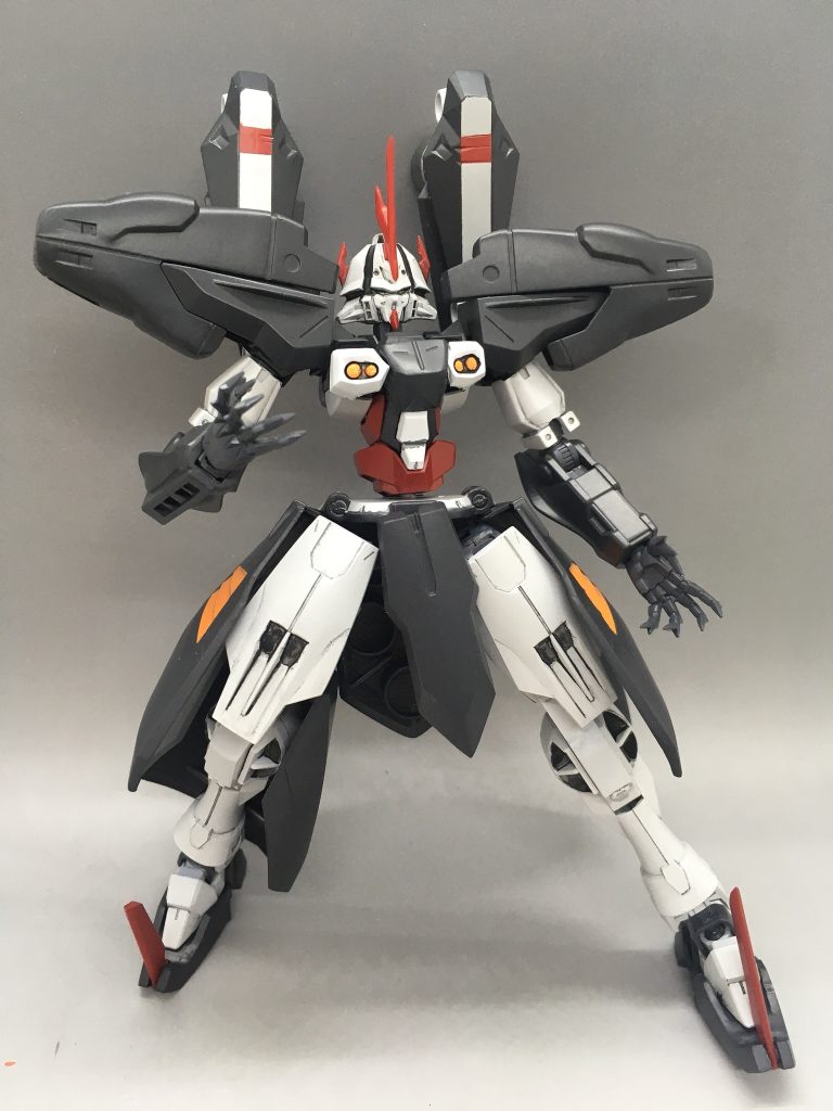 基本塗装が終わったところ。このままでもかっこよかったのですが