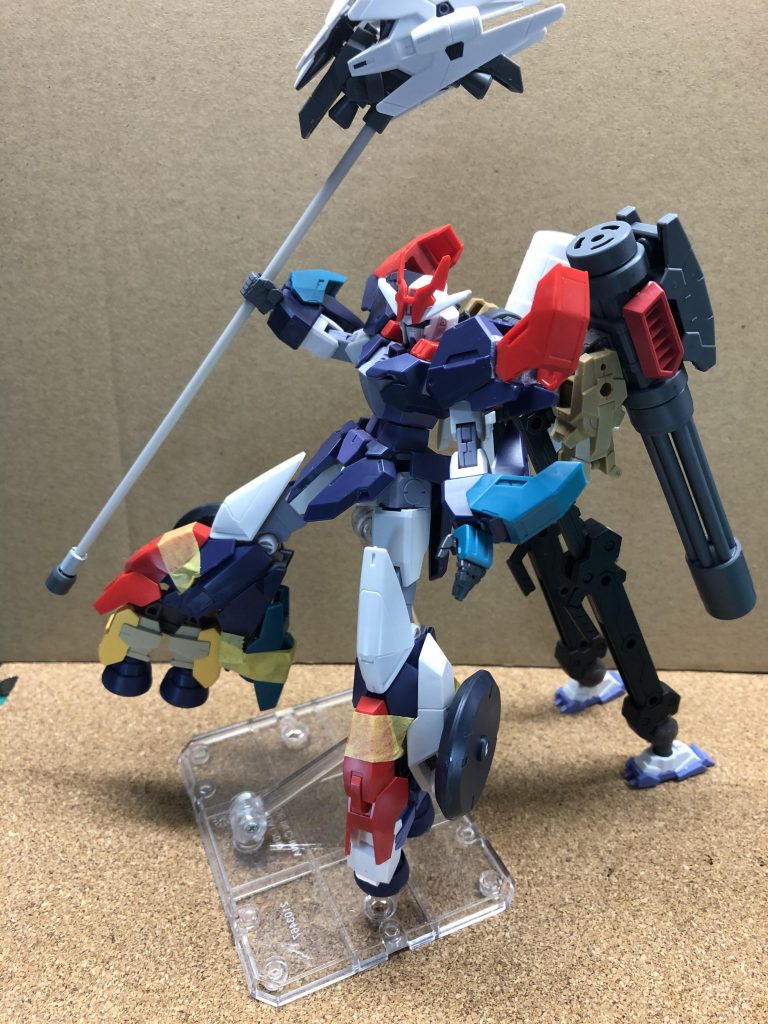 バックパックの足はこう使う脳内構図でした