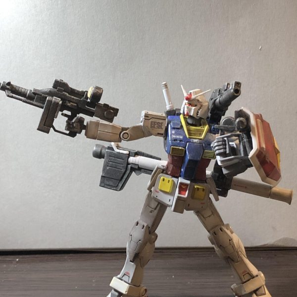 オリジン版　ガンダムウェザリングマスターで簡単仕上げ