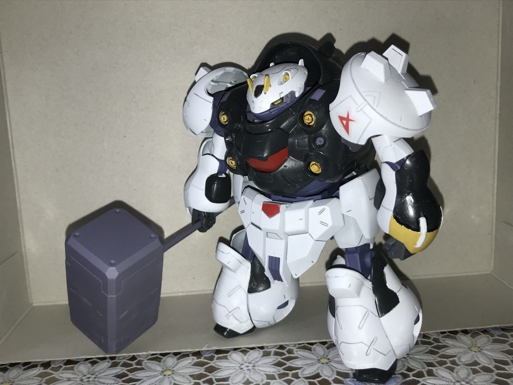 肩のシールはHGから手首が小さいのでビルダーズハンドの大に変えました