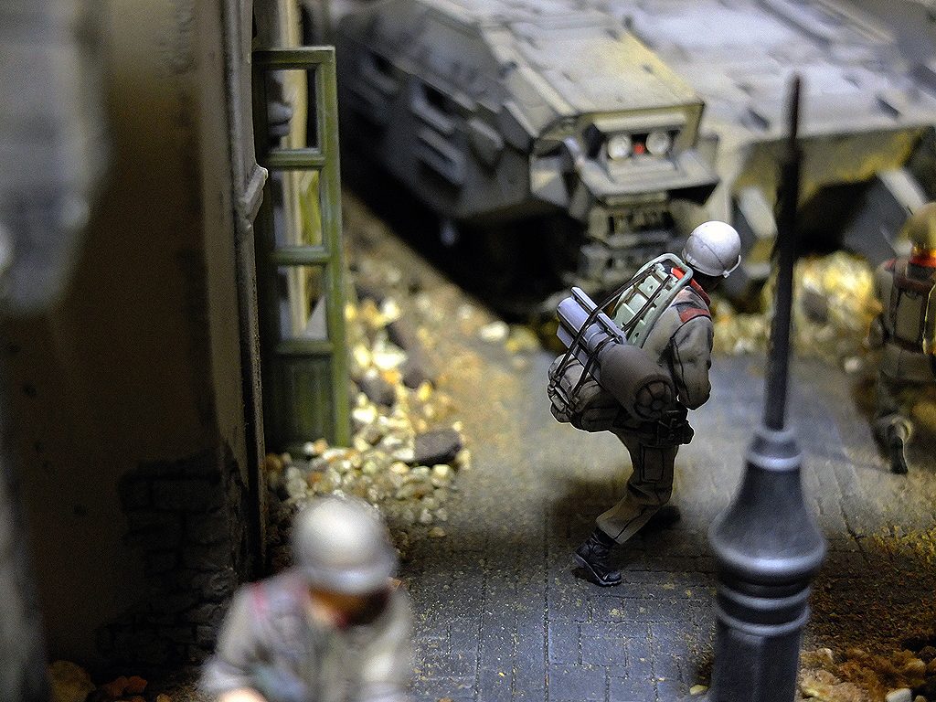 UCハードグラフMS特技兵ジオラマ–5枚目/制作者：matever1.5 まてや