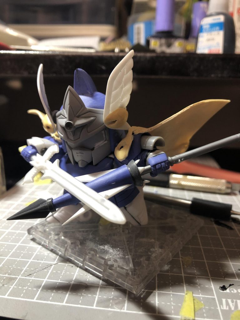 クラウンナイトガンダム　ジーアーマー　BB戦士改造–3枚目/制作者：Ok-Ⅱ