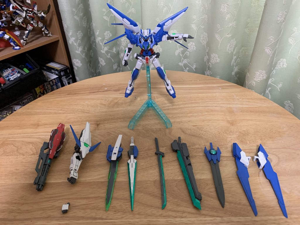 最後に、武装解除です。しっかりとセブンソードは守りました。(笑)エクシアは大好きな機体なので、ビルドダイバーズにも出て欲しい限りです。
閲覧ありがとうございました。