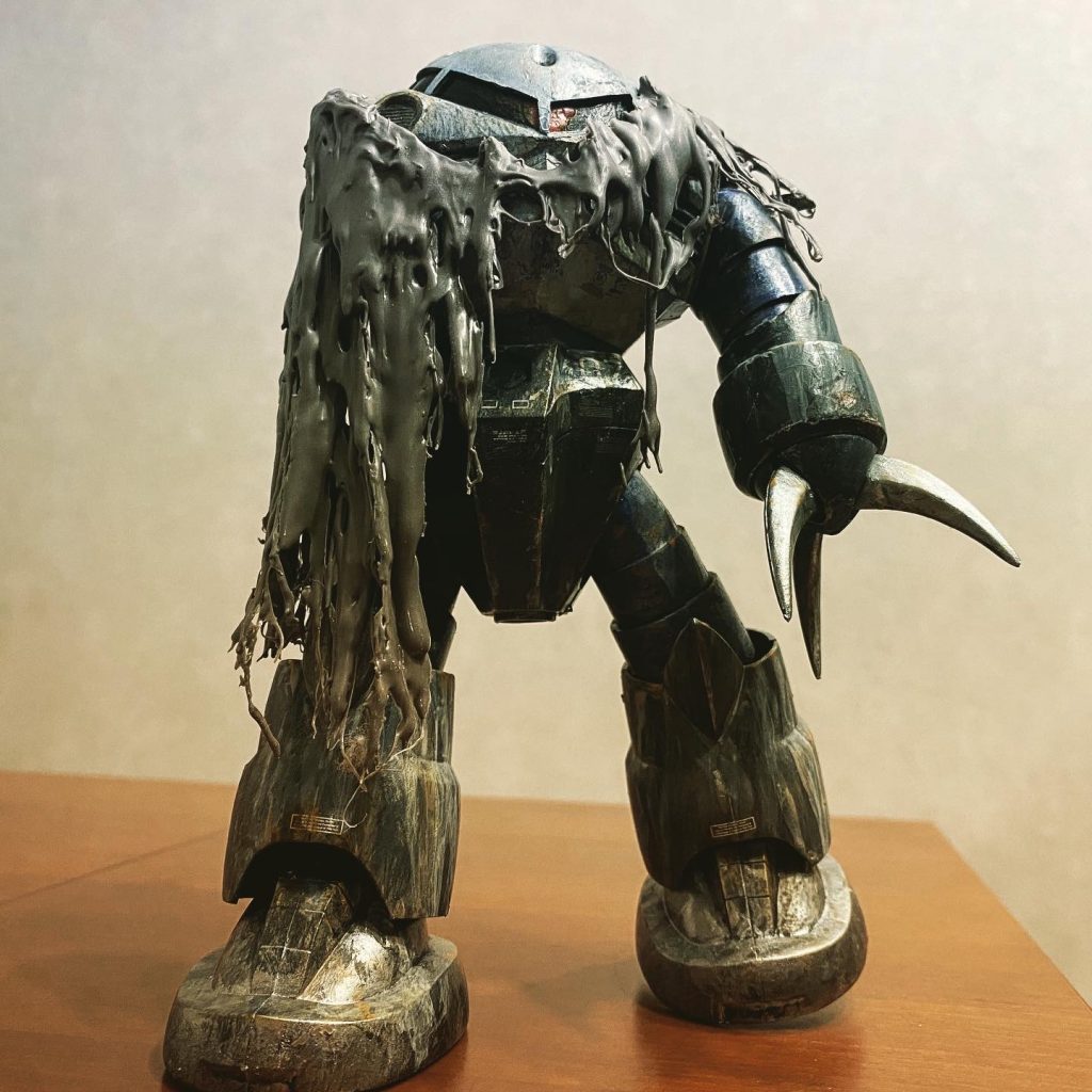 シーリング剤マント、個人的には大好きです。もっとツヤ消せばよかったかな、、、。