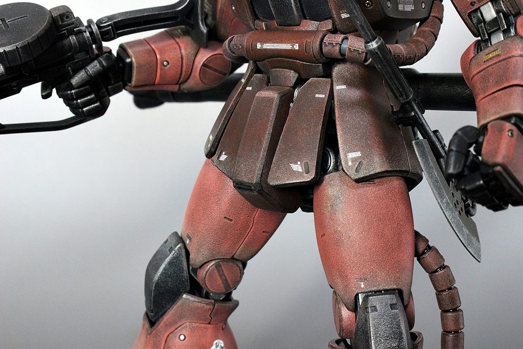 #MG MS06Sシャア専用ザク　ドライブラシ全塗装–3枚目/制作者：matever1.5 まてや