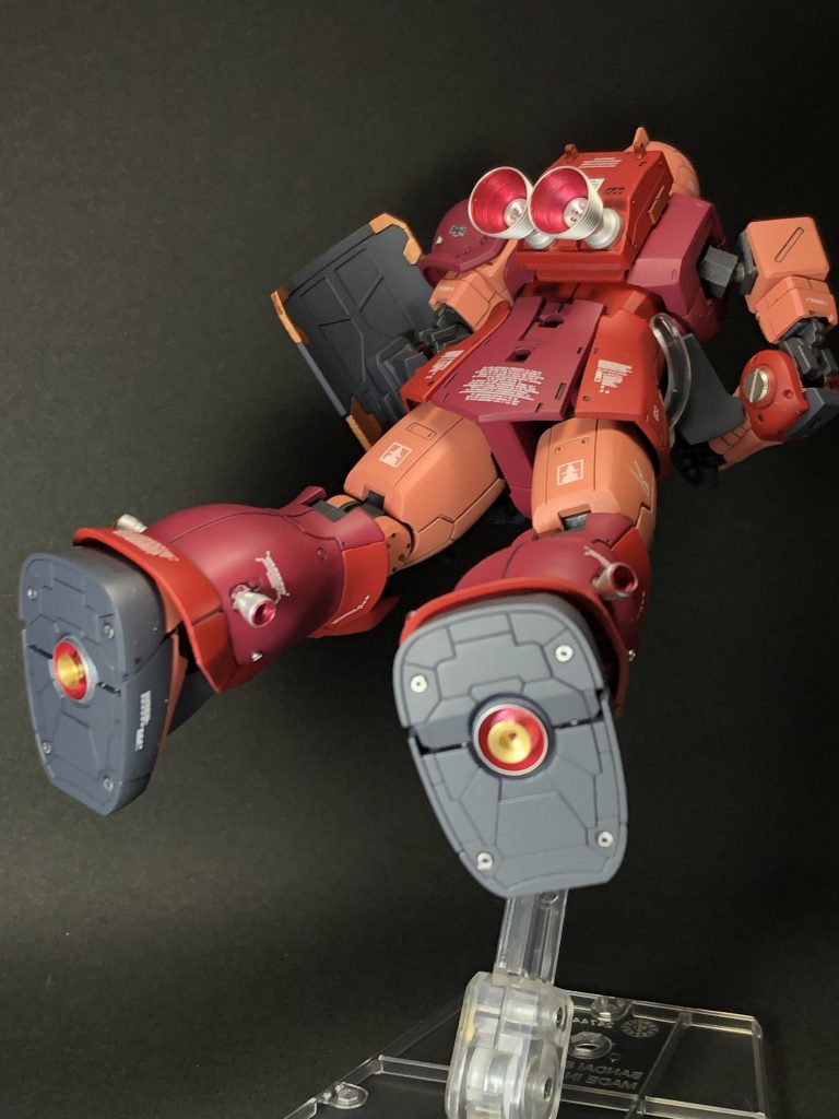 HGオリジン版ザクⅠシャア専用カラー–7枚目/制作者：ぽんじゅ