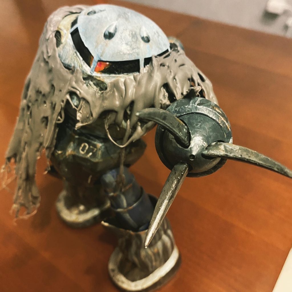 基本はファレホ筆塗りです