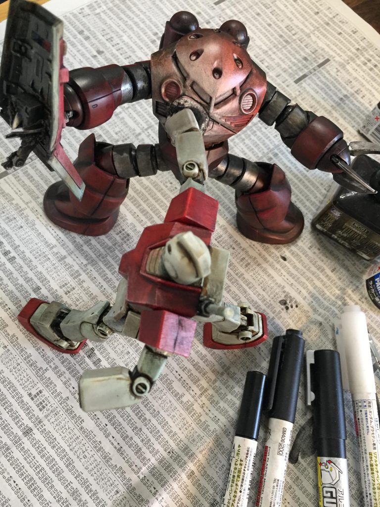 今回は一瞬の劇画調を意識してブラック部分とホワイトのコントラストを荒く強調してみました。