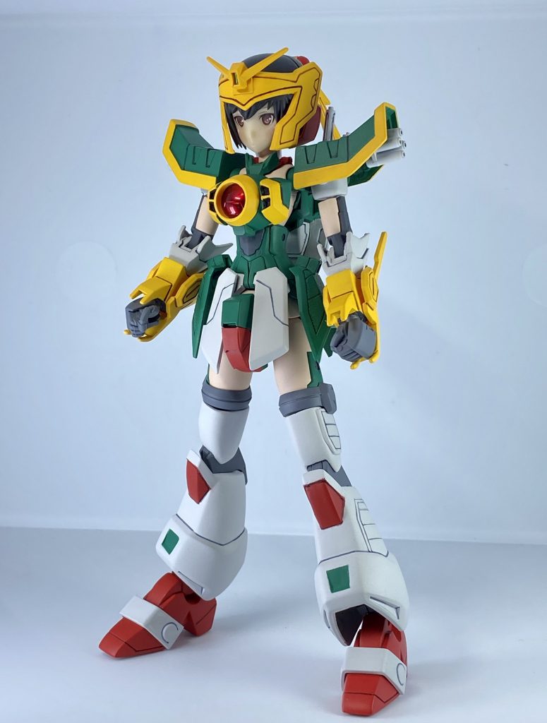 というわけで、Gガール第三弾、ドラゴンガールです。今回は旧キットとのミキシングなので苦労しました…。